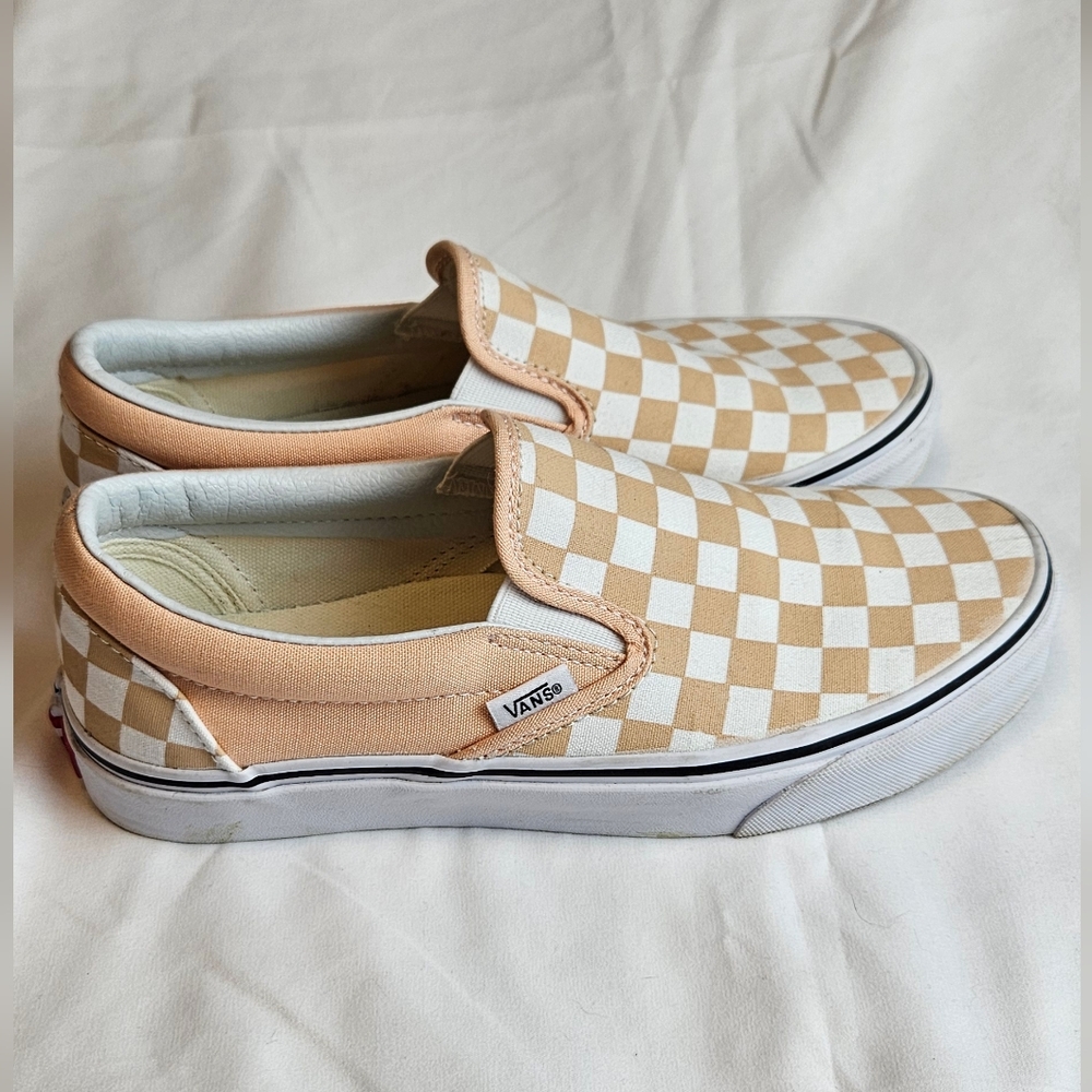 Vans asher checker skate shoe